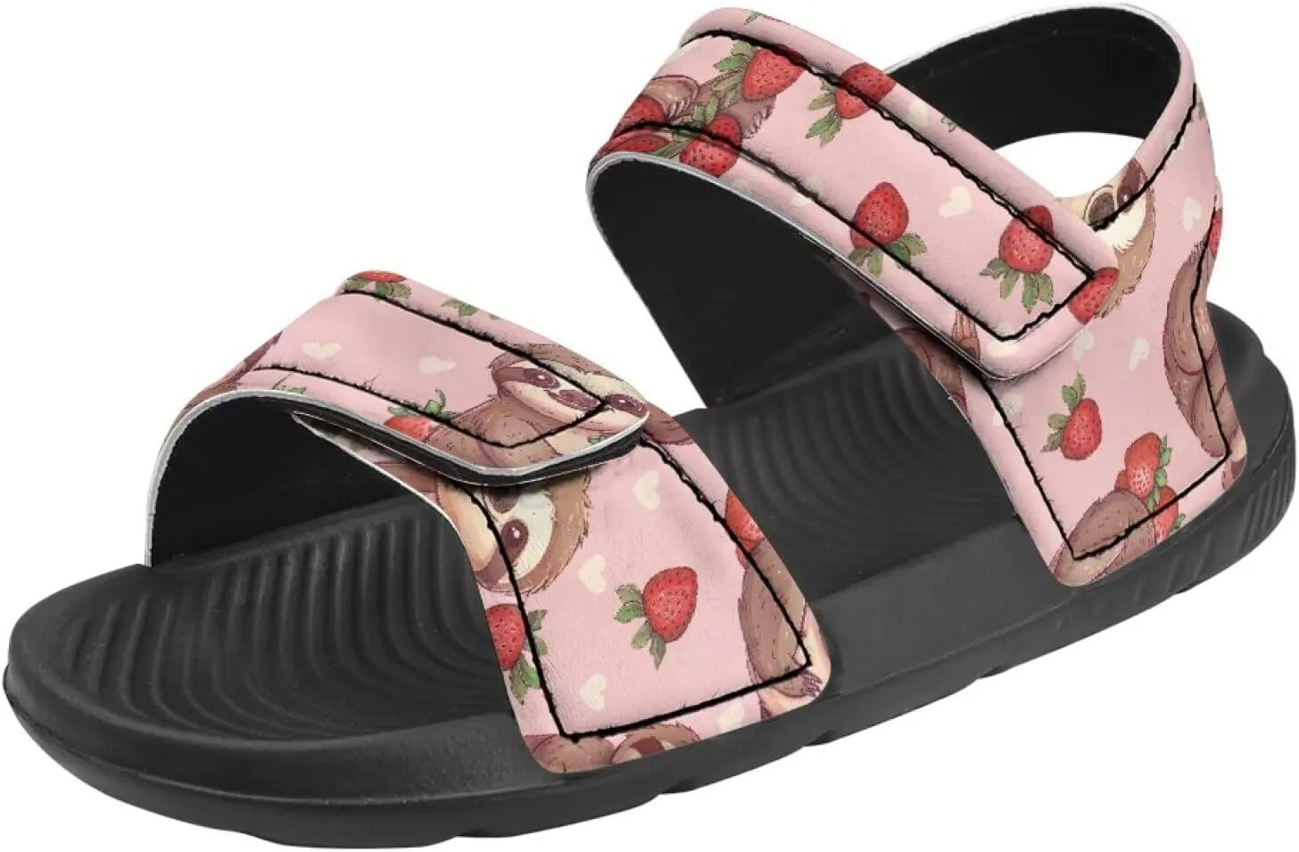 Kids Sandals Summer Non-slip Open Toe Slippers Double Buckle Toddler Two Strapped Teens Casual Athletic Summer Shoe