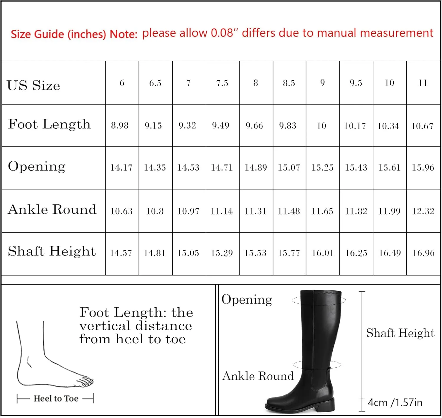 Knee High Boots Women Faux Leather Elastic Boots Low Heel Square Toe Side Zipper Fall Long Tall Boots for Women
