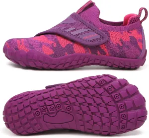 KUBUA Kids Hiking Water Shoes Boys Girls Barefoot Shoes Multifunctional Tennis Sneakers Toddler Little Big Kid