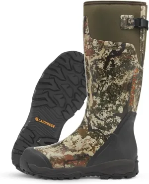 LaCrosse Alphaburly Pro 18" Hunting Boots for Men Featuring Waterproof Rubber, Adjustable Gusset, and EVA Footbed