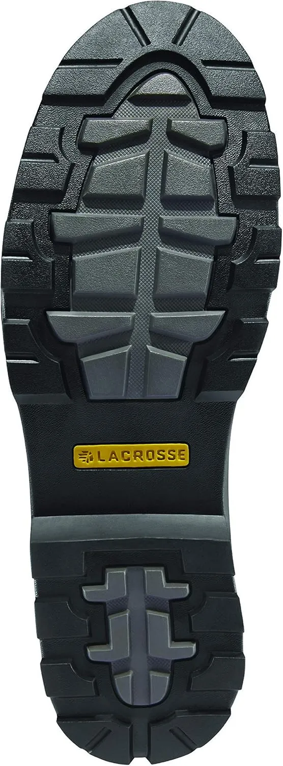 LaCrosse Men’s 14” Alpha Range Rubber Work Boots with Composite Toe, Premium Natural Rubber Construction, and Grippy Vulcanized Outsole