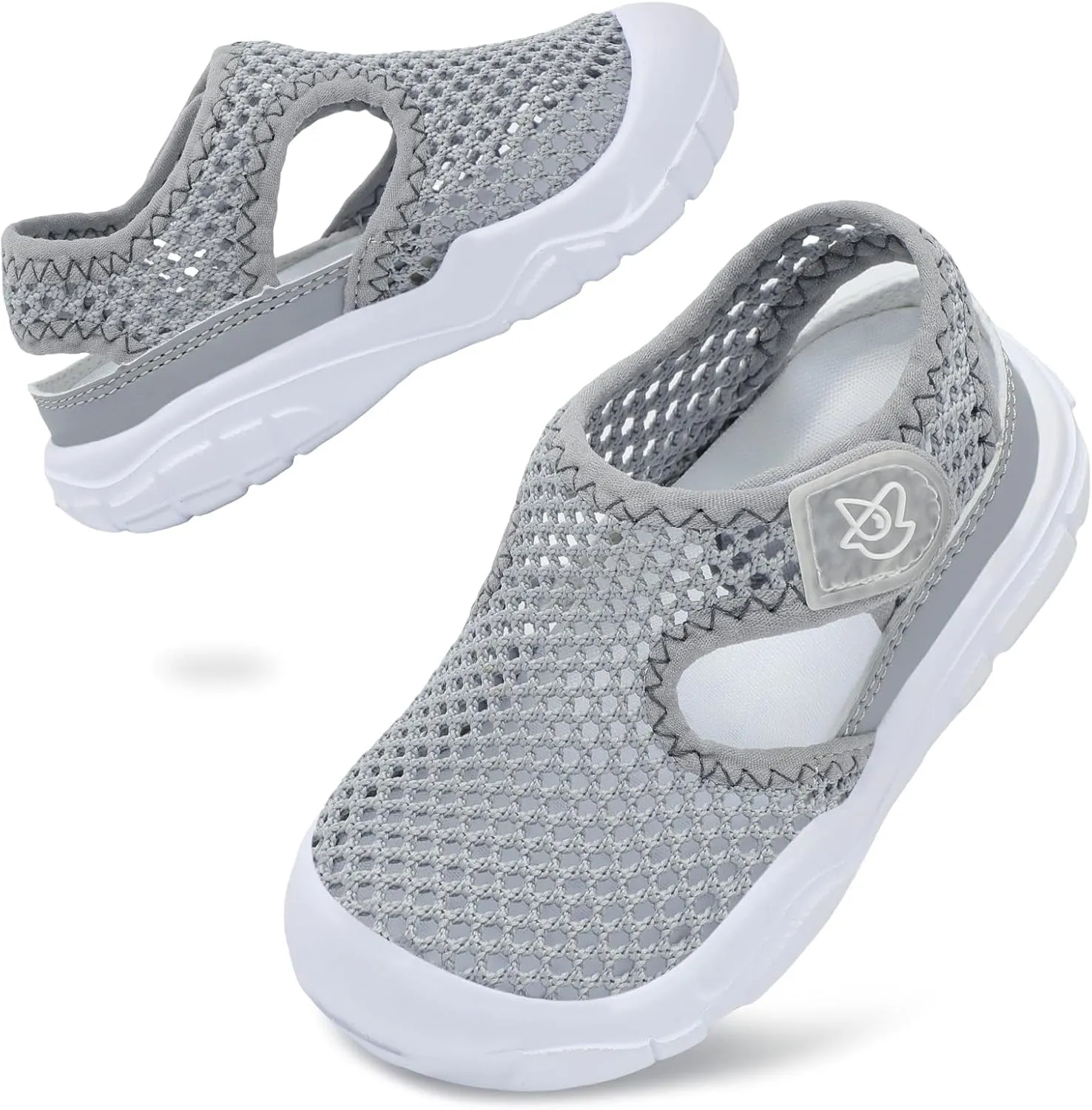 LeIsfIt Toddler Sandals Boys Girls Wide Sandals Kids Water Sandal Shoes Lightweight Barefoot Summer Shoes for Beach Swim