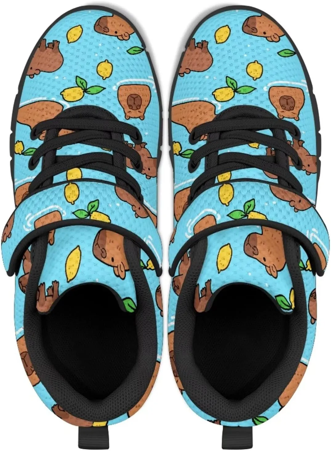 Little Kids Athletic Shoes for Boys Girls Sport Athletic Gym Walking Strap Sneakers Fitness Shoe