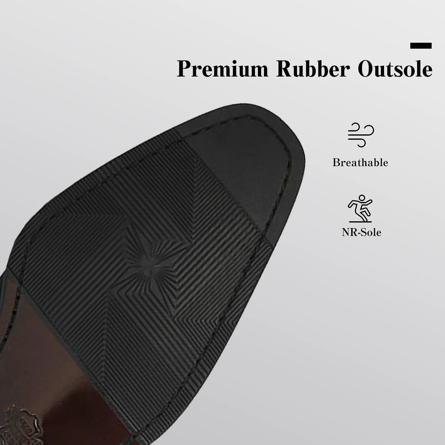 Loafers for Men - Genuine Calfskin Monk Strap Shoes | Cap Toe Dress Shoes with Double Buckle & Blake Stitch | Business Formal & Casual
