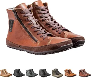 Magic Shoes Alaskan Mens, Barefoot Winter Boots Women, Non-Slip Hiking Footwear With Fleece Lined, Comfort Warm Work Boots Grounded Shoes Zero Drop Booties for Walking Fishing Trekking