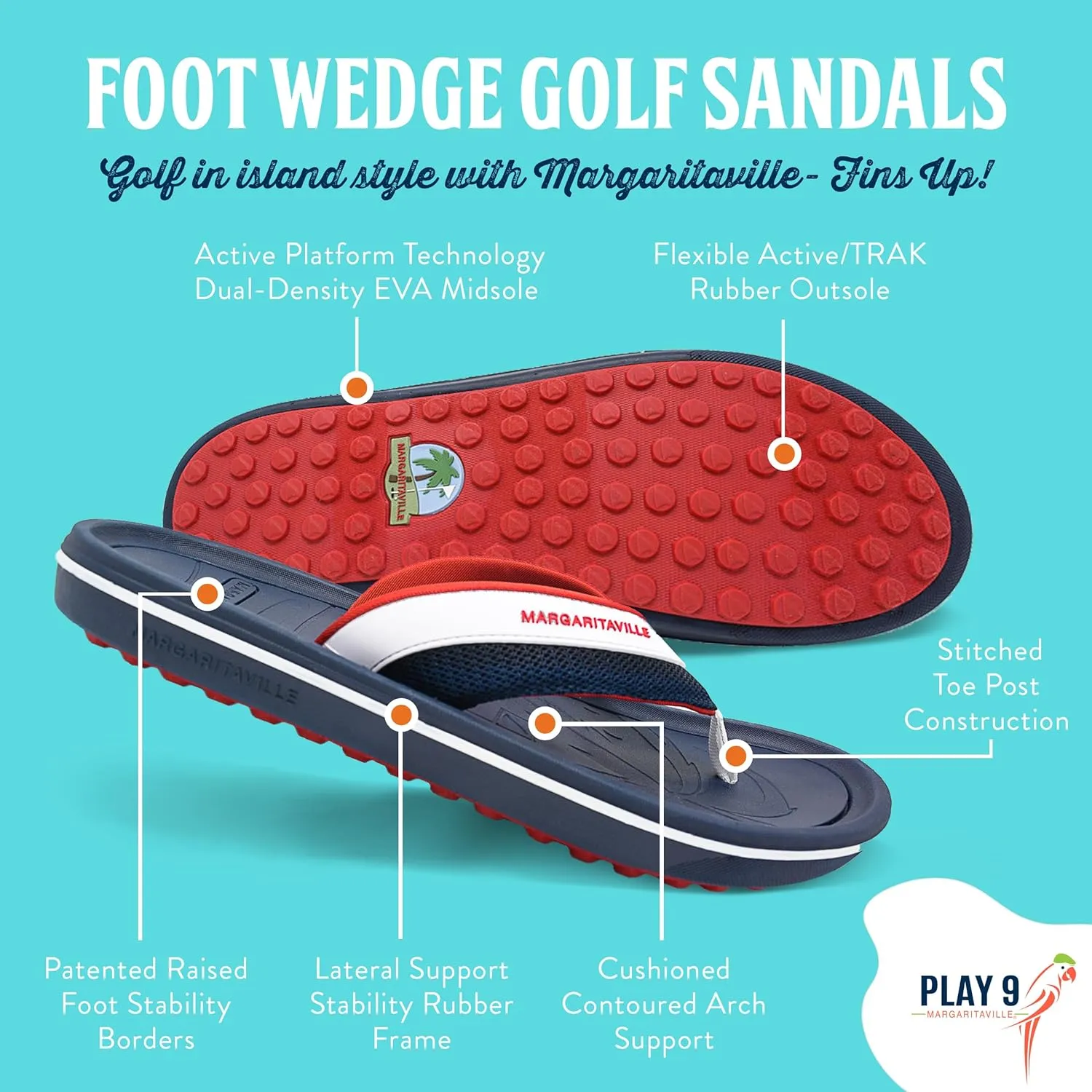 Margaritaville Golf Sandal, The Foot Wedge