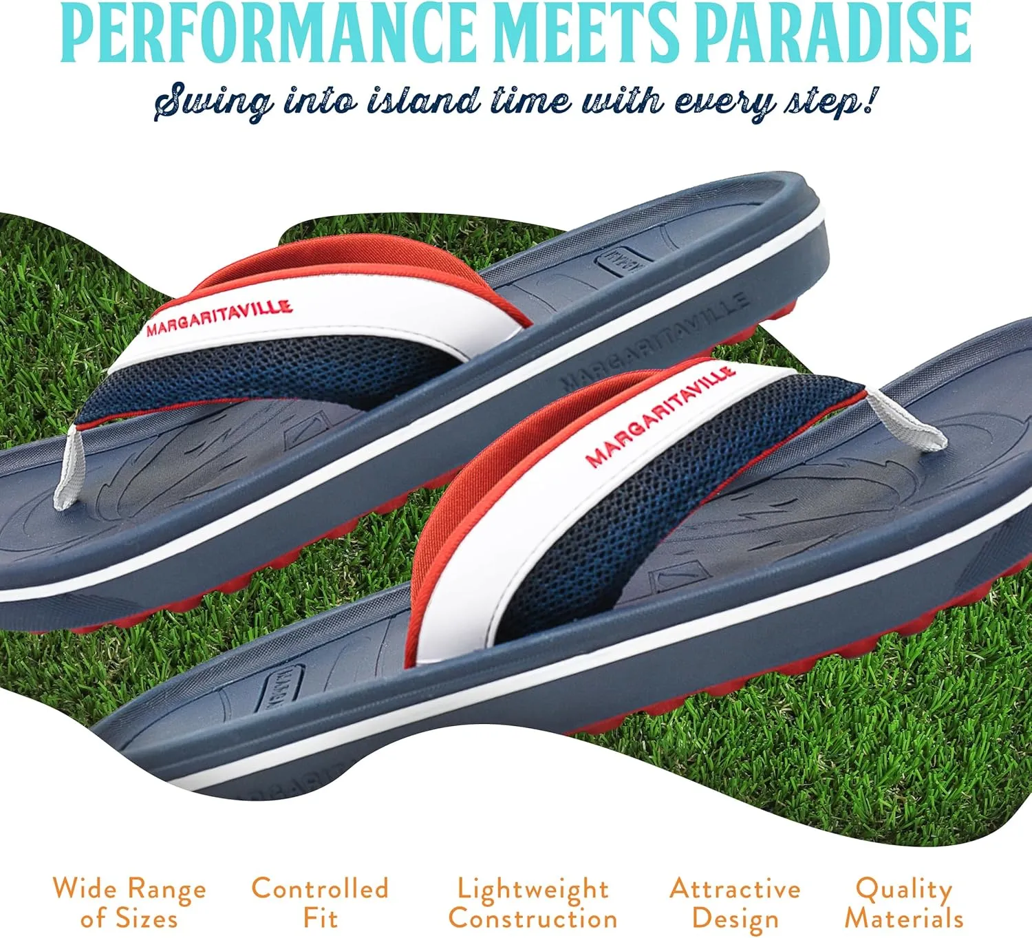 Margaritaville Golf Sandal, The Foot Wedge