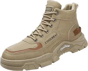 Men Work Boots Steel Toe Hiking Sneakers Shoes Warm Fur Lined Women Safety Toe Shoes with Zipper Waterproof Platform Shoes Work Hike Grounded Footwear