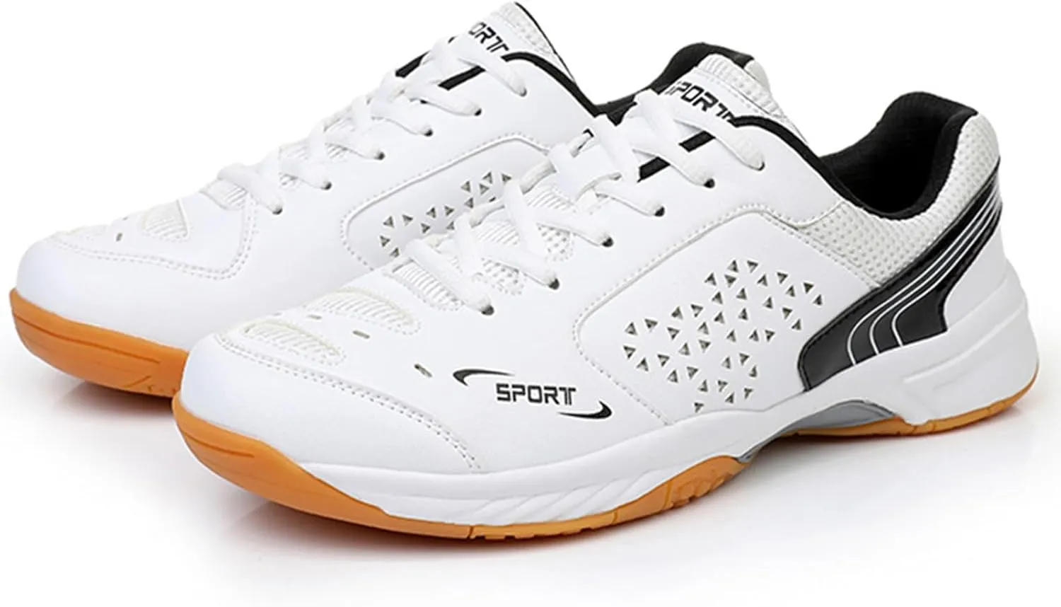 Mens Badminton Shoes Fashionable Breathable Pickleball Volleyball Sneakers for Indoor Court Non-Slip Outdoor Racketball