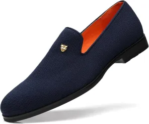 Men's Dress Loafers Stylish Flying Woven Party Wedding Shoes