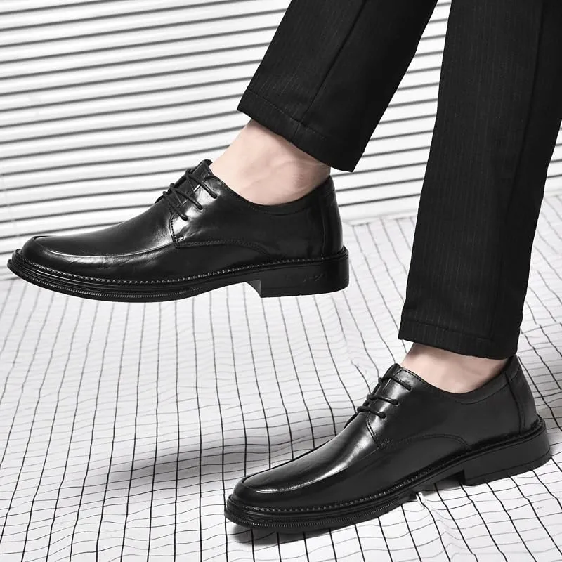 Men's Dress Shoes Classic Formal Lace Up Oxford Mens Wedding Pointed Toe Wingtip Brogue