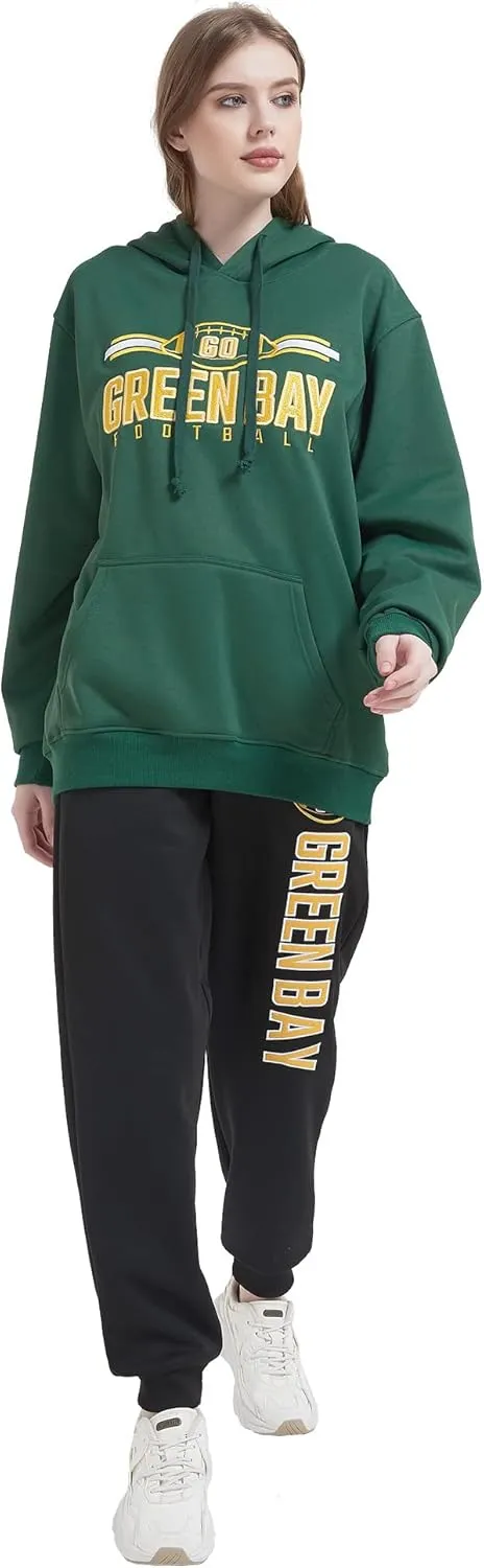 Mens Embroidery Go City Name Sweatpants Active Soft Fleece Jogger Sport Lounge Pants