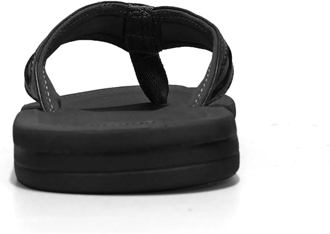 Mens Flip Flops Comfortable Walking Thong Sandals Non Slip Open-Toe Lightweight Summer Beach Slippers Indoor and Outdoor
