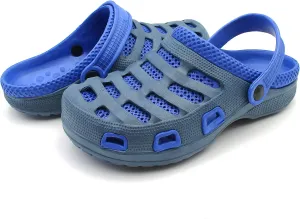 Men's Garden Clogs Shoes Slippers Sandals Two Tone Ventilated Summer Beach Casual Relax Backyard