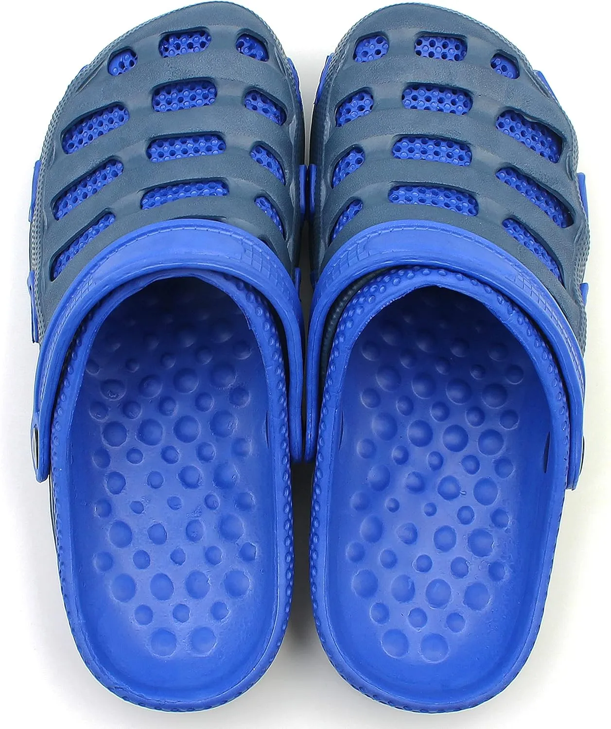 Men's Garden Clogs Shoes Slippers Sandals Two Tone Ventilated Summer Beach Casual Relax Backyard