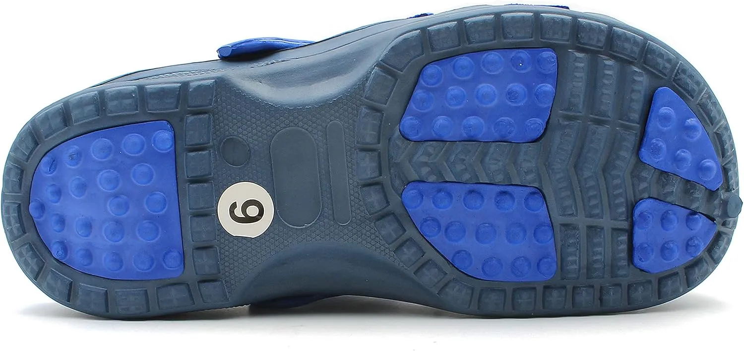 Men's Garden Clogs Shoes Slippers Sandals Two Tone Ventilated Summer Beach Casual Relax Backyard