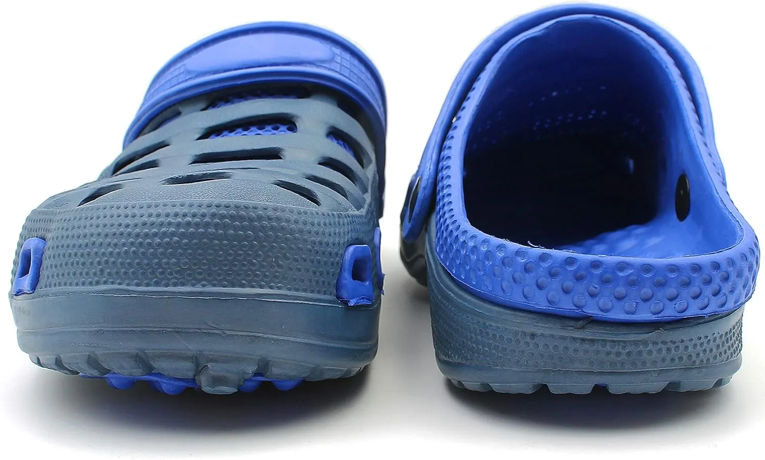 Men's Garden Clogs Shoes Slippers Sandals Two Tone Ventilated Summer Beach Casual Relax Backyard