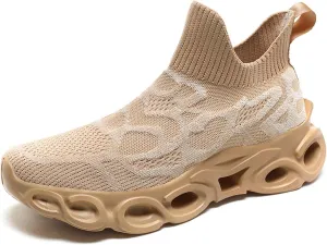 Men's Mens Womens Slip on Loafers Walking Tennis Shoes Laceless Jogging Blade Sneakers Breathable Lightweight