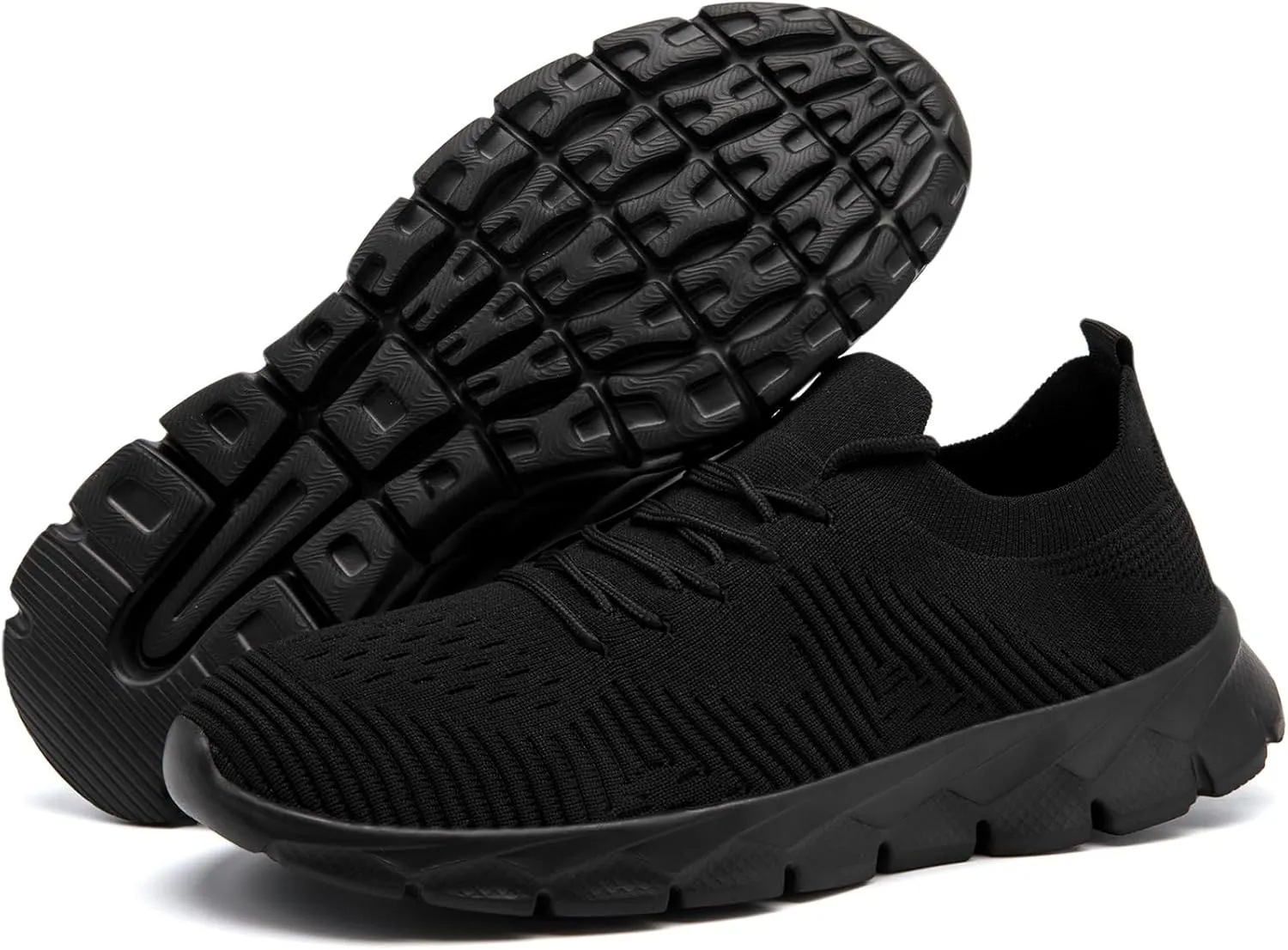 Mens Running Shoes Fashion Sneakers Slip on Breathable Tennis Gym Sports Workout Walking Shoes Lightweight
