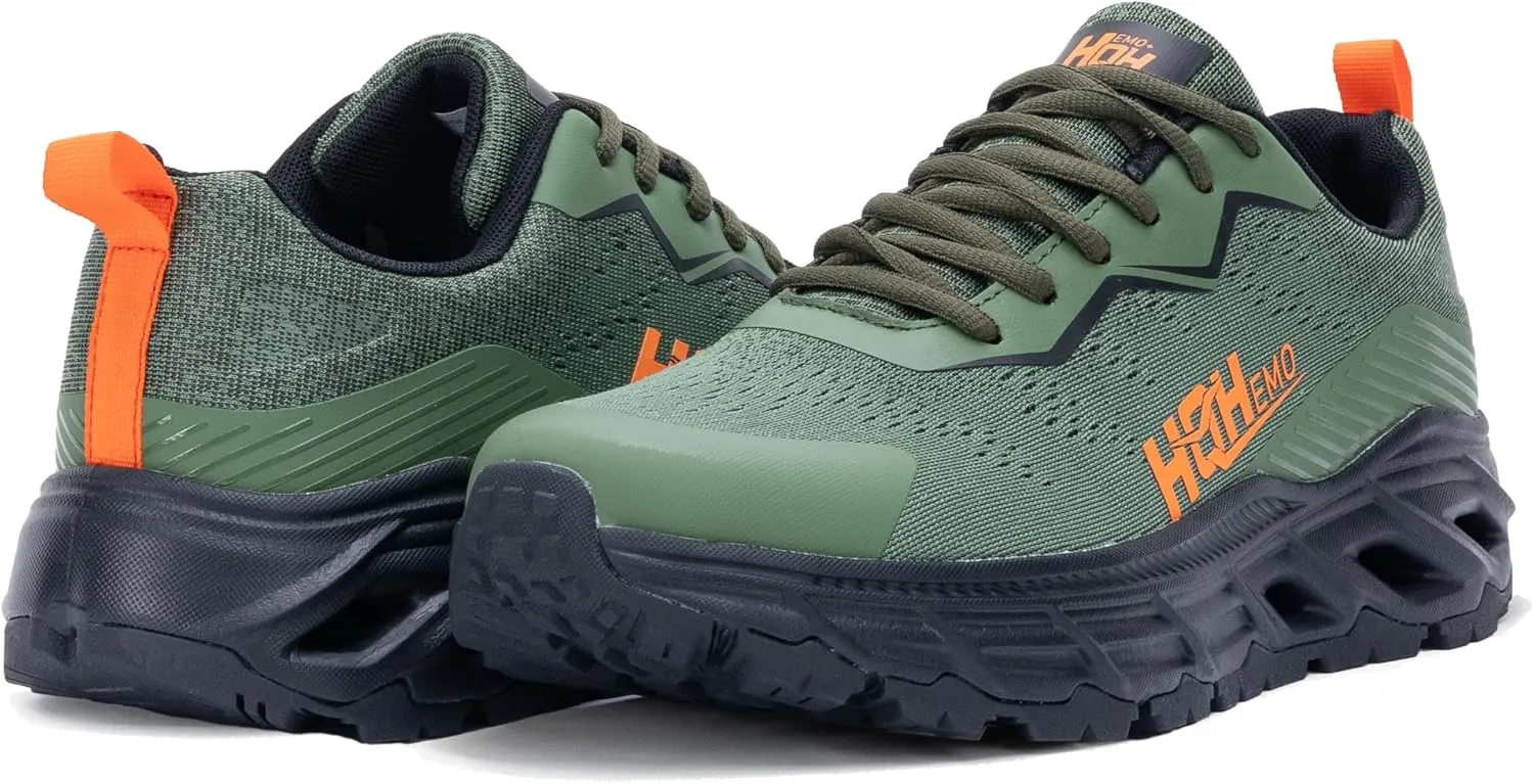 Mens Running Shoes | Tennis Hiking Shoes | Trail Running Shoes for Men | FALKON 1.0 Non-Slip Gym Jogging Road Running Shoes | Cross-Training Athletic Workout Sport Fashion Sneakers Size US 7-12