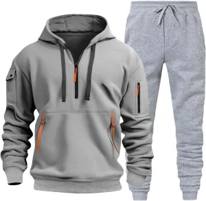 Men's Tracksuit 2 Piece Hoodies Casual Jogging Gym Sweat Suits for Men Jogging Sweatshirts Sweatsuits Sets