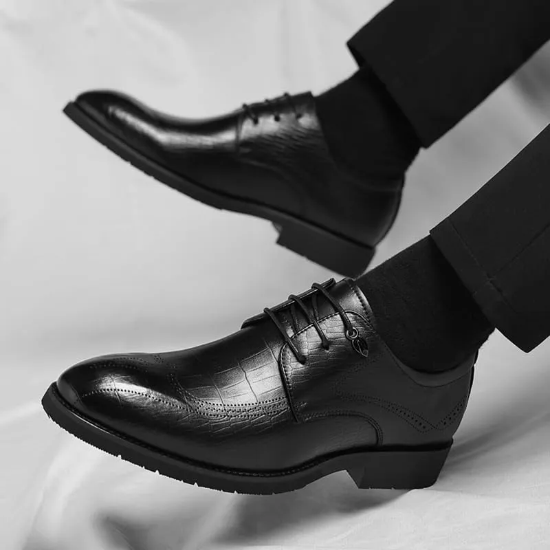 Mens Tuxedo Shoes Comfort Non Slip Casual Business Work Formal Shoes Business Sneaker Dress Shoes for Men(9)