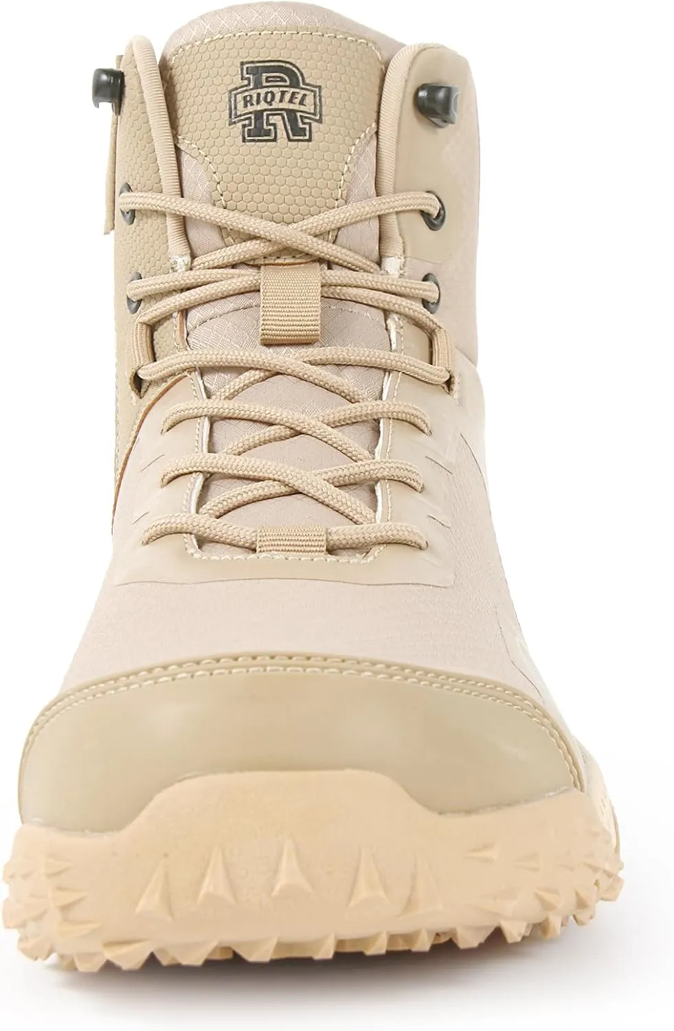 Men's Waterproof Lightweight Military and Tactical Boots Hiking Boots Work Boots Side Zipper Combat Boots