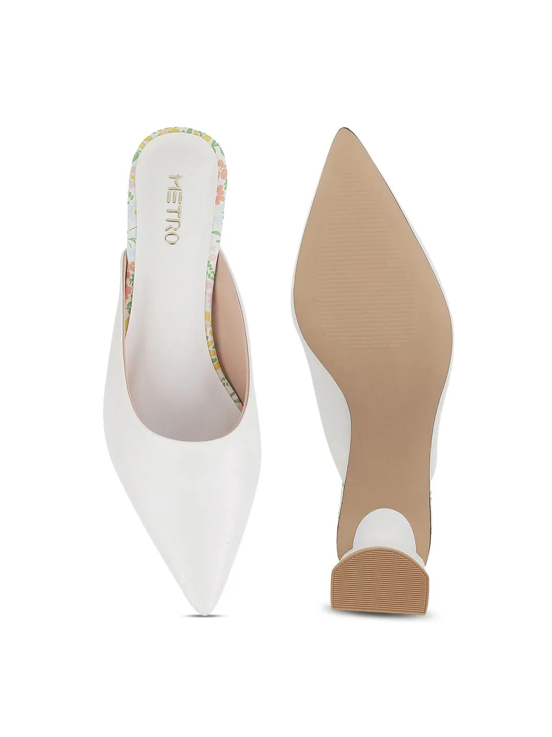 Metro Block Heel Mules