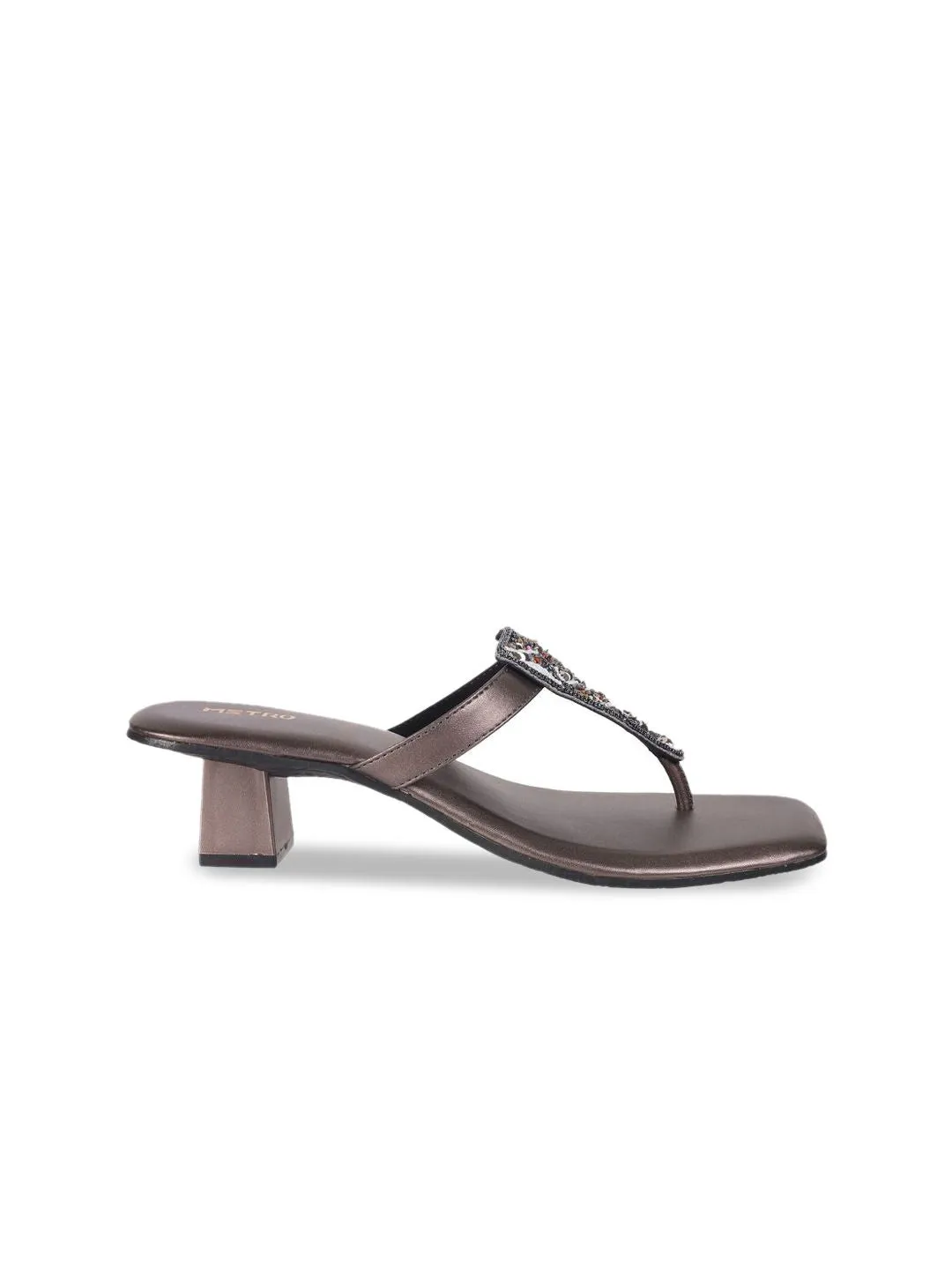Metro Women Open Back Block Sandals
