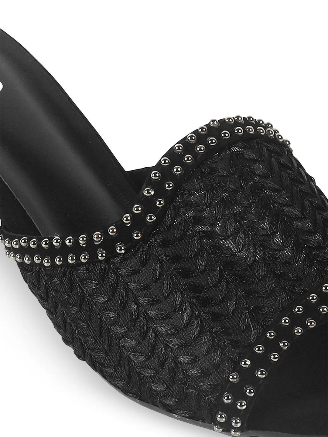 Metro Women Peep Toe Embellished Flatform Heel Sandals