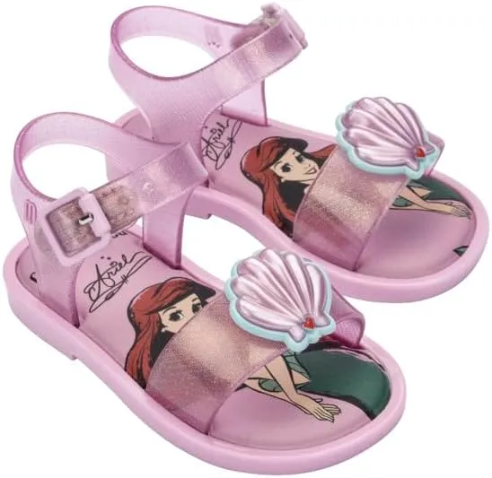 mini melissa Mar x Disney Girl's Sandals for Little Kids