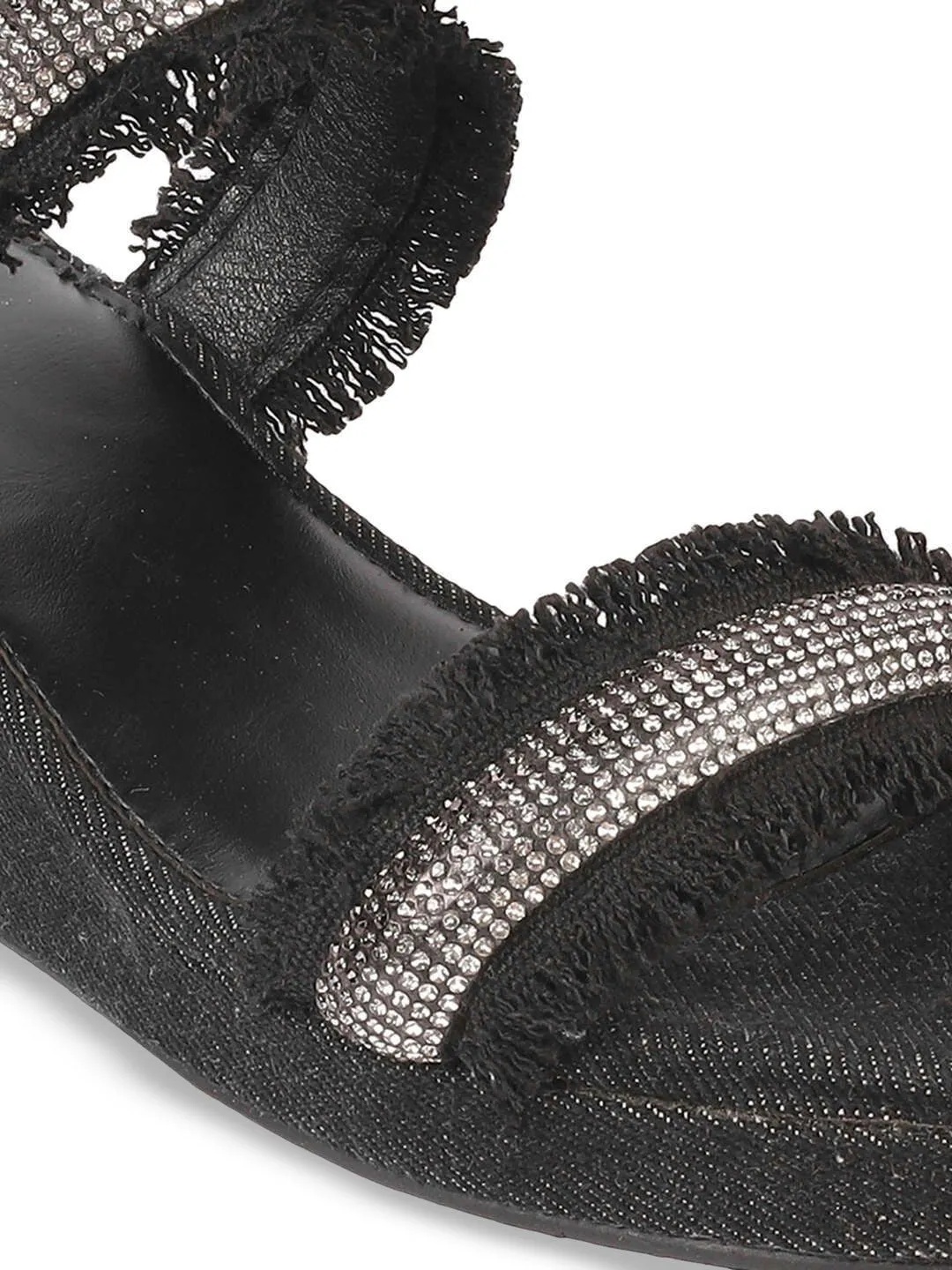Mochi Platform Mules with Tassels