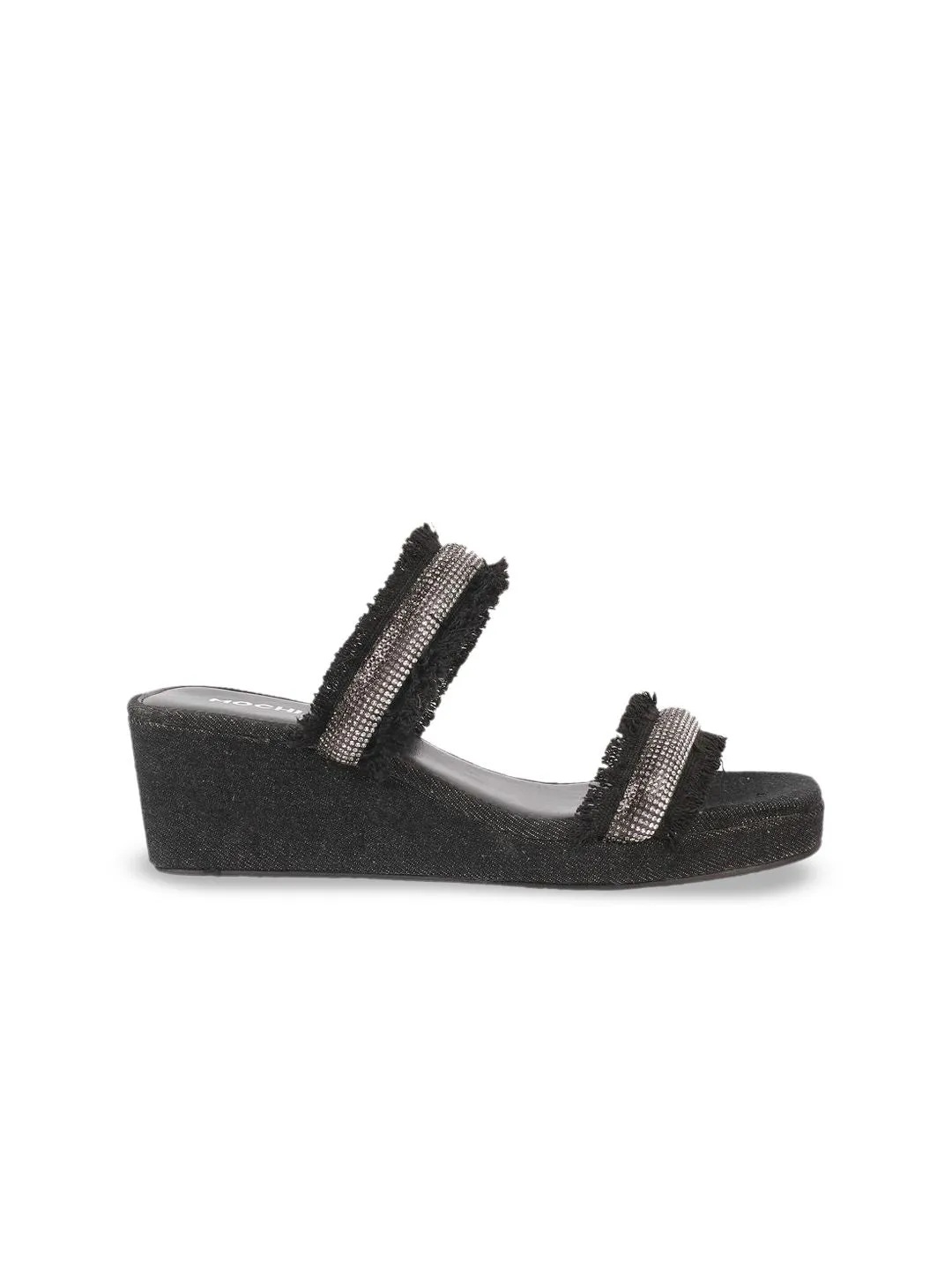 Mochi Platform Mules with Tassels