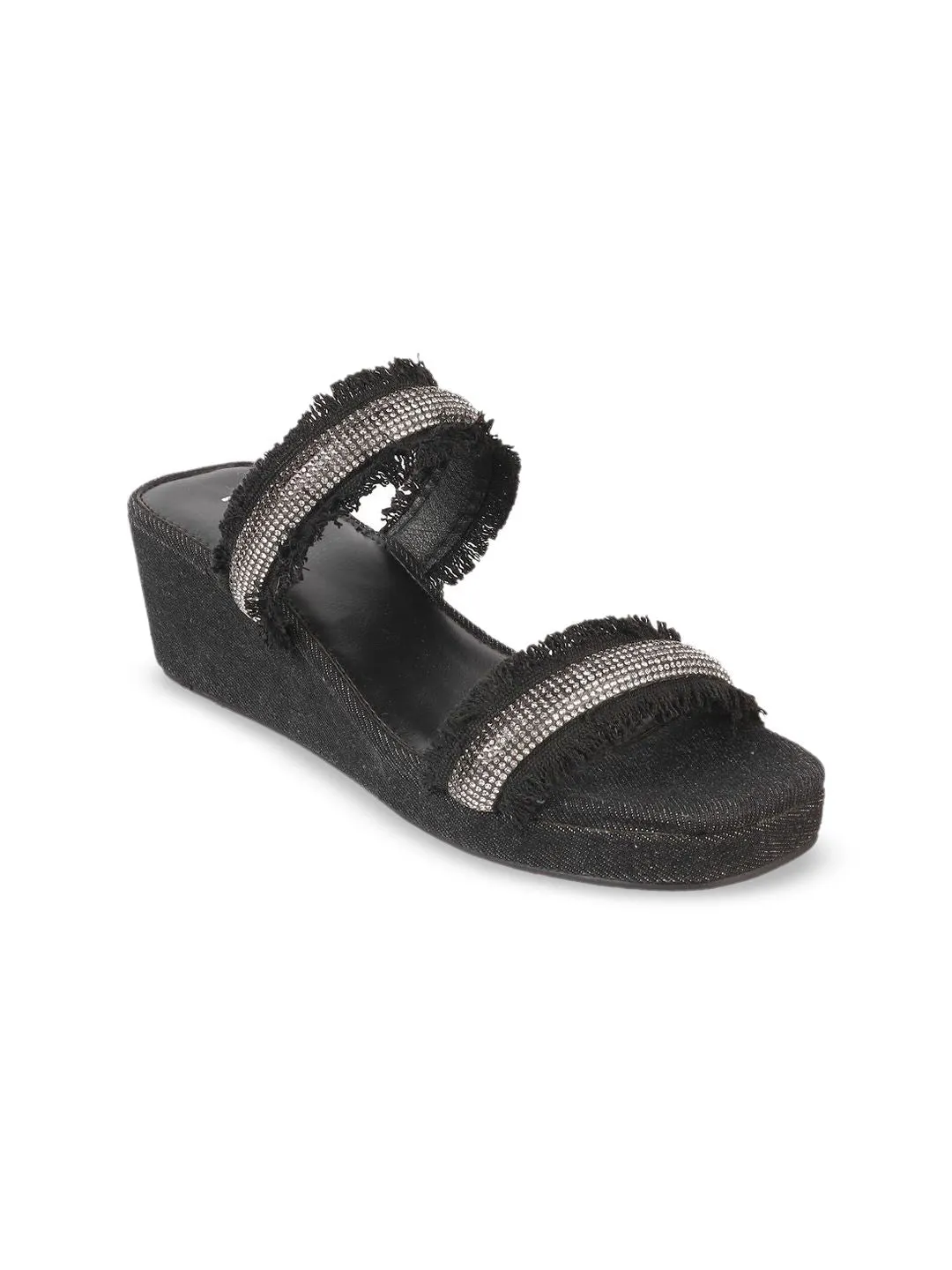 Mochi Platform Mules with Tassels