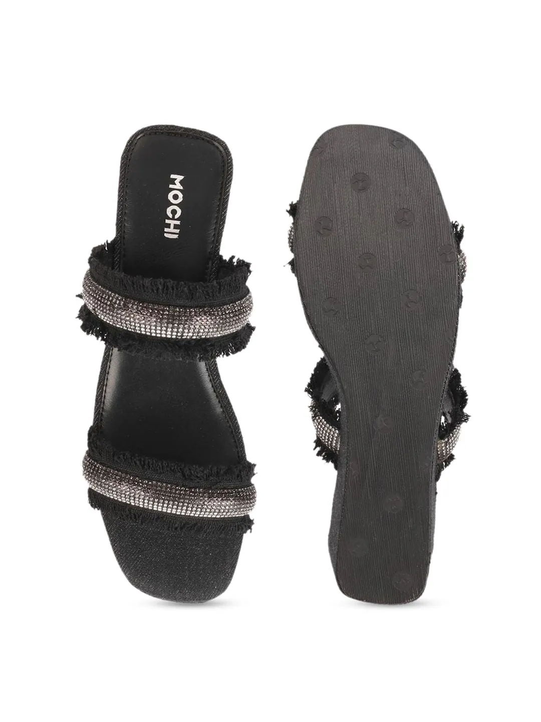 Mochi Platform Mules with Tassels
