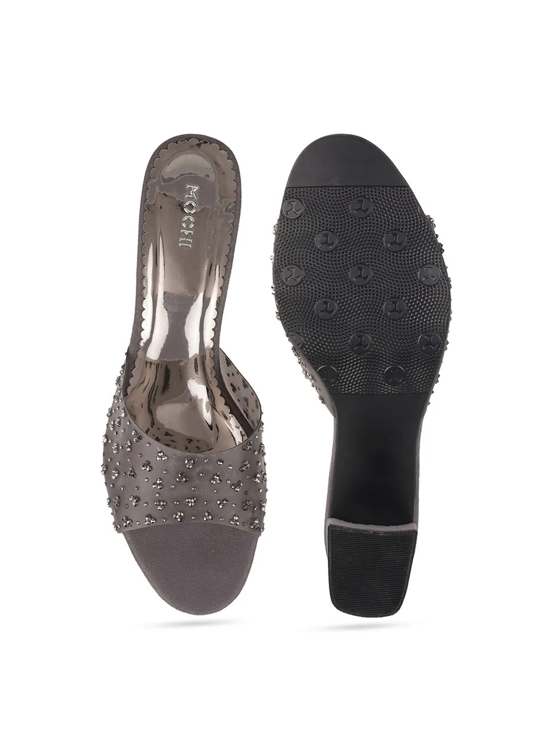 Mochi Printed Block Mules