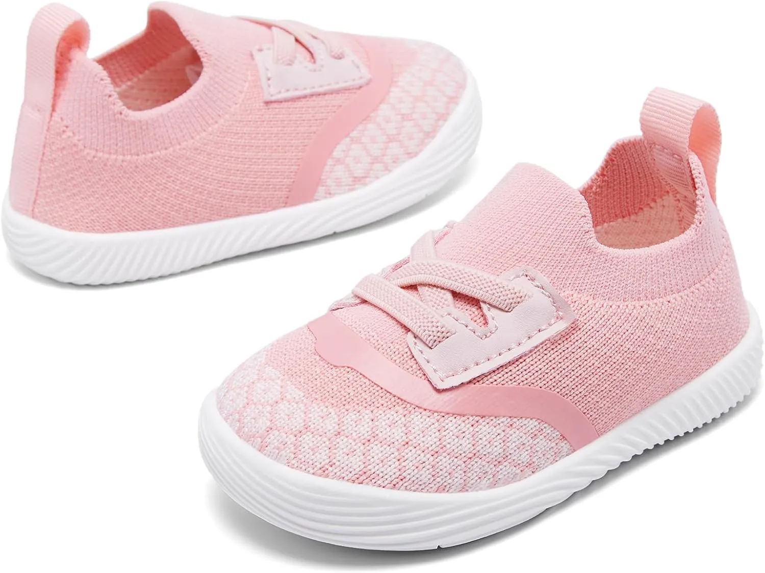 MORENDL Toddler Slip On Sneakers Baby Walking Shoes Non-Slip Breathable Boys & Girls Tennis Shoes Infant Running Shoes
