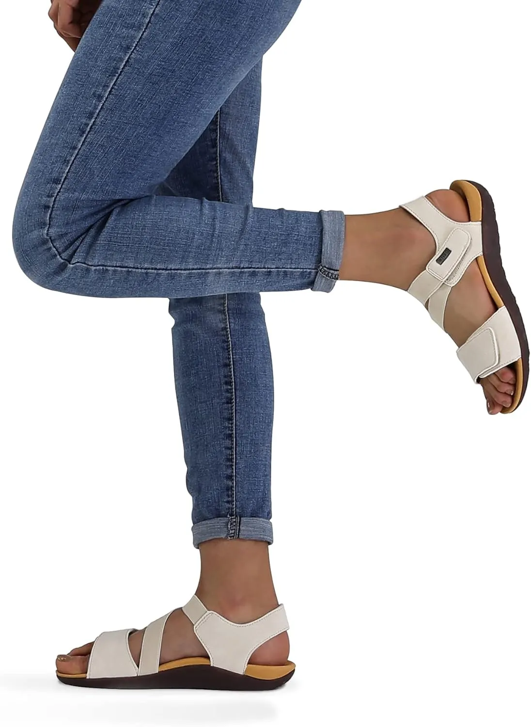 mysoft Women's Arch Support Sandals Orthotic Comfortable Walking Sandals Lightweight Adjustable Summer Outdoor Shoes