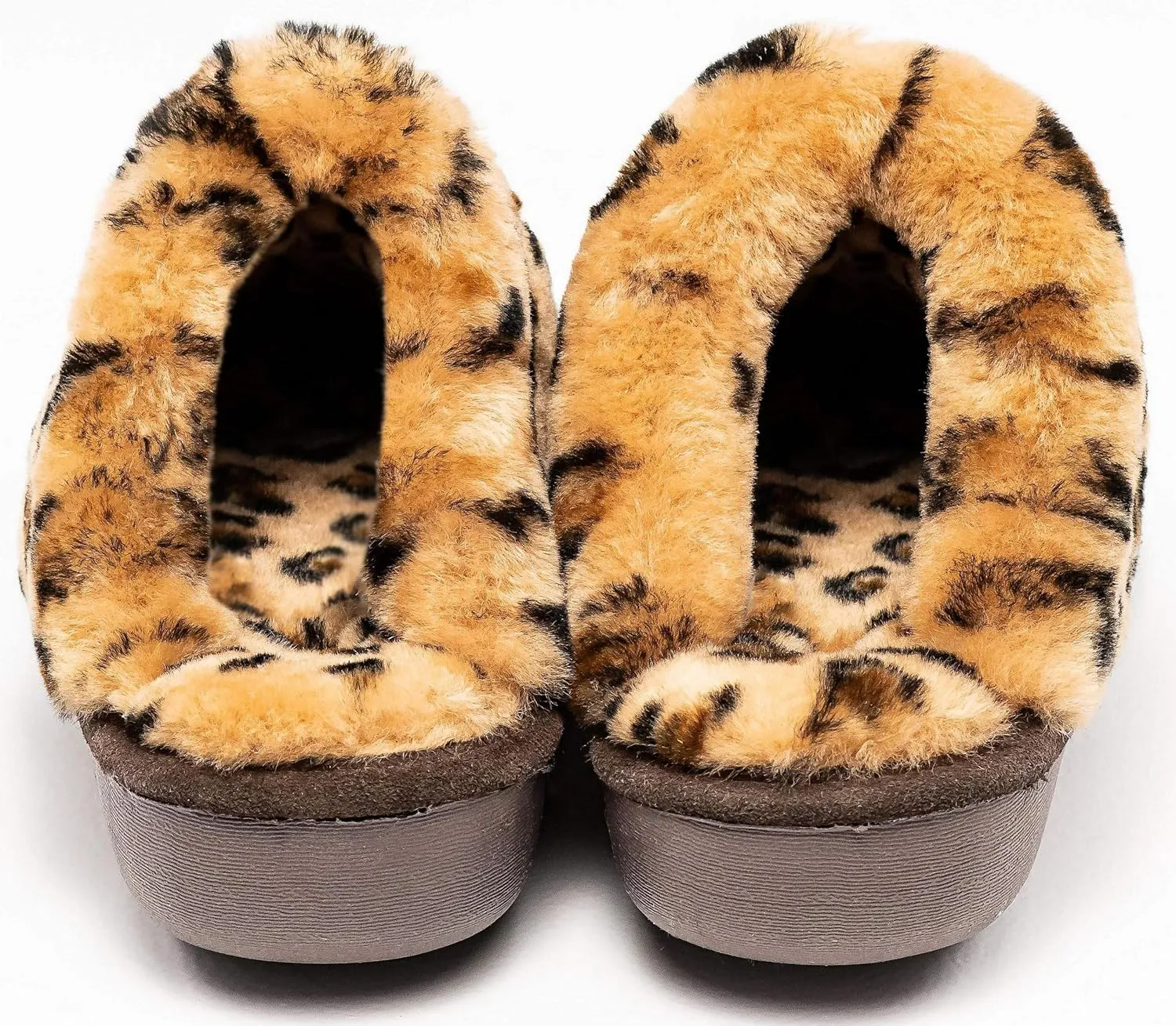 Natural Women's Marilyn Slippers Indoor Outdoor Fluffy Mules Warm Comfortable Slip-On House Shoes | 100% Real Suede Upper, Plush Sheepskin Lining, Cushioned EVA Sole