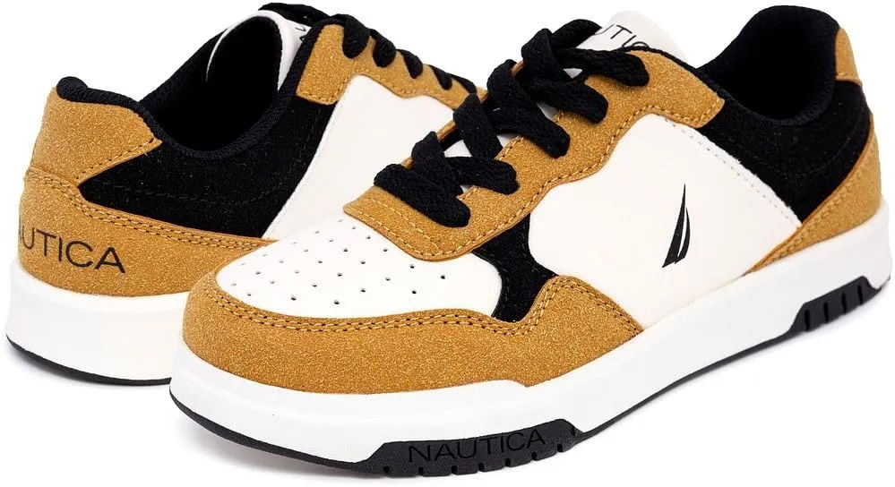 Nautica Boys Low-Top Sneakers, Basketball Tennis Shoes for Kids, Outdoor School Running Shoes - Sizes for Big Kid/Little Kid