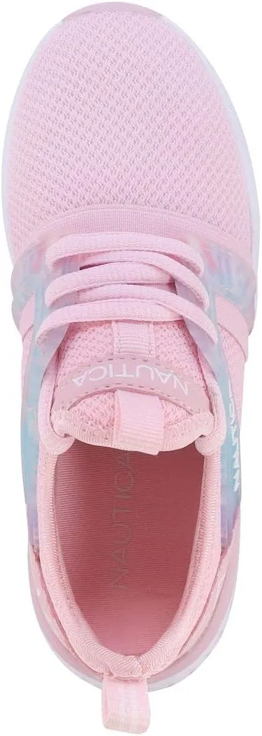 Nautica Girls Kids Sneakers Athletic Fashion Lace-Up Tennis Sports Running Shoes(Big Kid, Little Kid, Toddler)