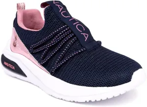 Nautica Kids Athletic Slip-On Sneakers - Comfortable Bungee Running Shoes for Boys and Girls - Stylish and Supportive Footwear for Active Kids (Big Kid/Little Kid/Toddler)