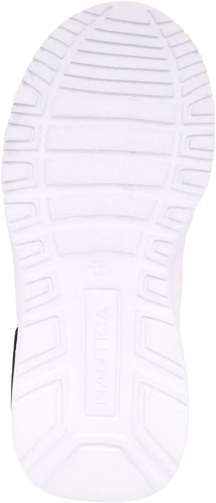 Nautica Kids Athletic Slip-On Sneakers - Comfortable Bungee Running Shoes for Boys and Girls - Stylish and Supportive Footwear for Active Kids (Big Kid/Little Kid/Toddler)