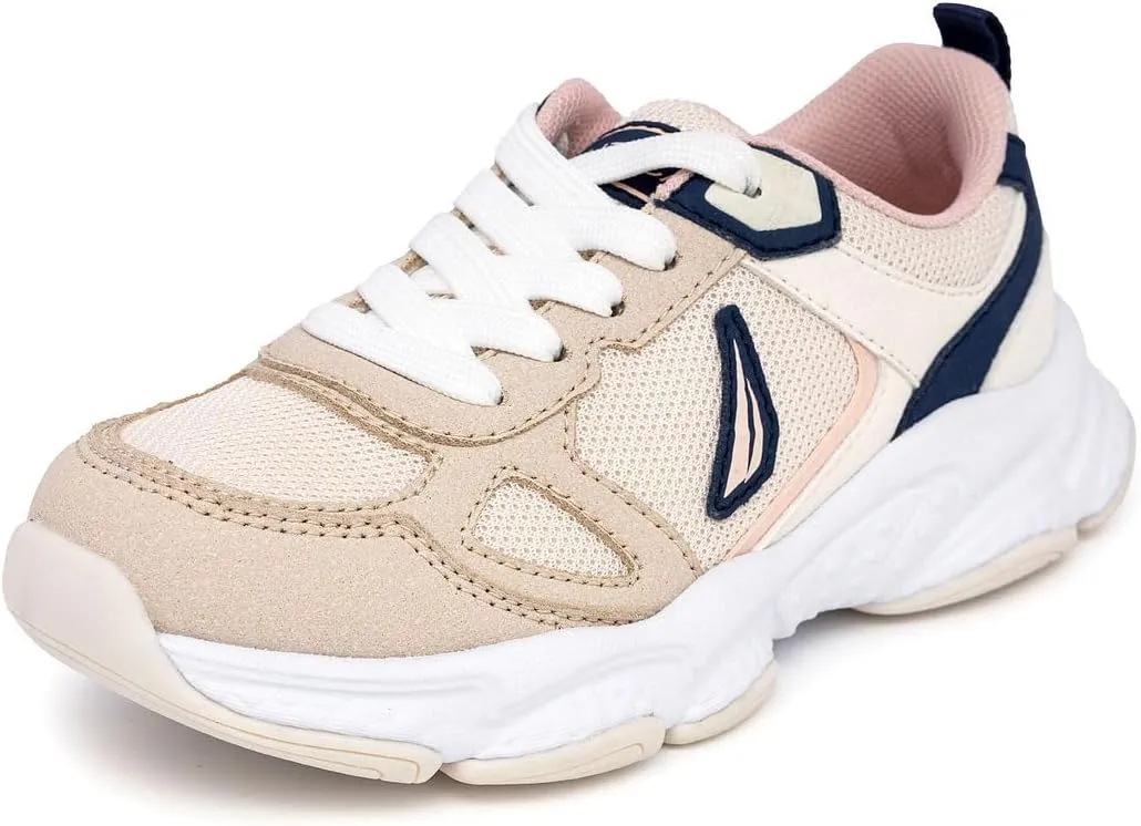 Nautica Kids Boys & Girls Athletic Sneakers - Chunky Cushion Heel Running & Hiking Shoes (Lace-Up/Bungee Slip-On) (Big Kid/Little Kid/Toddler)