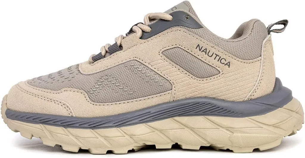 Nautica Kids Boys & Girls Athletic Sneakers - Chunky Cushion Heel Running & Hiking Shoes (Lace-Up/Bungee Slip-On) (Big Kid/Little Kid/Toddler)