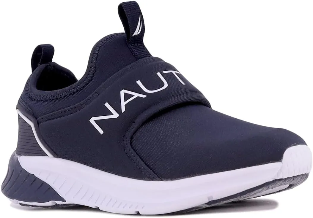 Nautica Kids Boys Youth Athletic Fashion Sneaker Running Shoe -Slip On- Little Kid/Big Kid