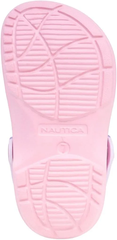 Nautica Kids Clog Sandals – Slip-On Lightweight Water Shoes with Adjustable Heel Strap – Comfortable EVA Slip-Resistant Clogs for Boys & Girls – Toddler & Youth Sizes