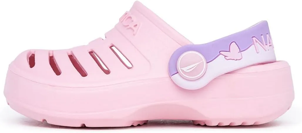 Nautica Kids Clog Sandals – Slip-On Lightweight Water Shoes with Adjustable Heel Strap – Comfortable EVA Slip-Resistant Clogs for Boys & Girls – Toddler & Youth Sizes