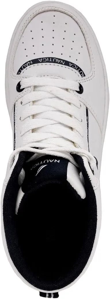 Nautica Kids Sneaker: Lace-Up Fashion Shoe with Boot-Like High Top Design for Boys and Girls (Big Kid/Little Kid Sizes) - Horizon