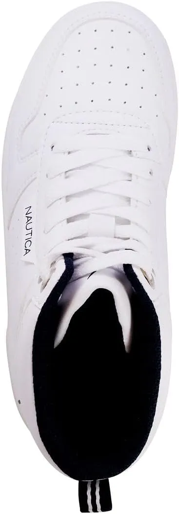 Nautica Kids Sneaker: Lace-Up Fashion Shoe with Boot-Like High Top Design for Boys and Girls (Big Kid/Little Kid Sizes) - Horizon
